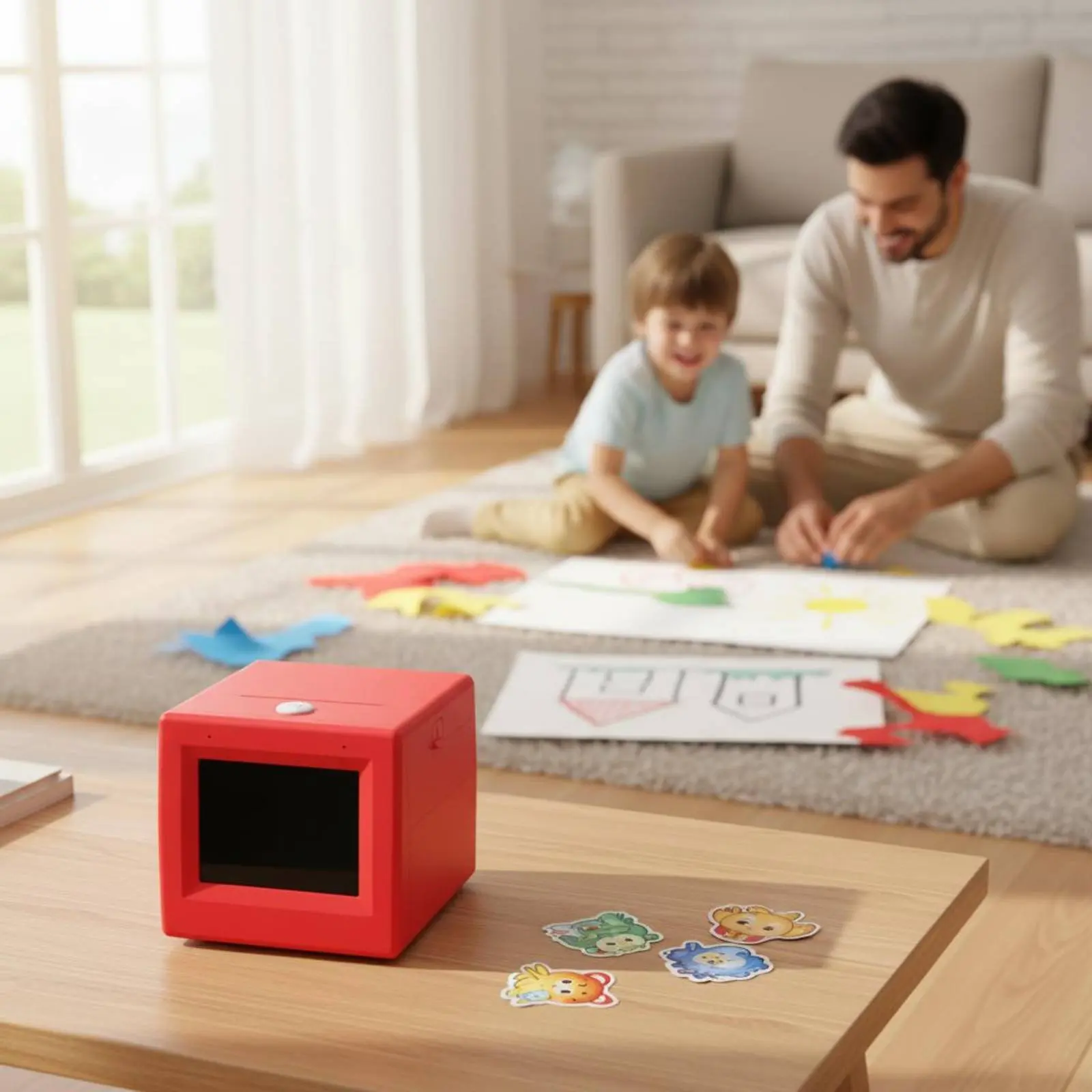 

Voice Sticker Printer Parent-Child Fun AI Sticker Creator Creative Toy Thermal Printing
