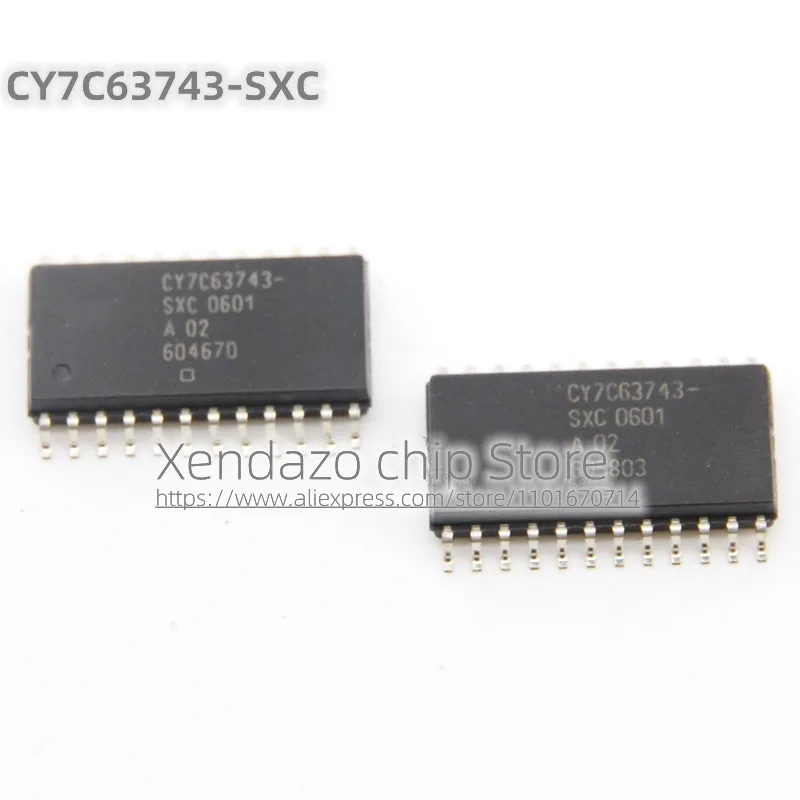 

5pcs/lot CY7C63743-SXC CY7C63743 SOP-24 package USB microcontroller chip