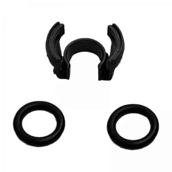 Black PP Condensing Pipeline Clamp Secure Fastening Refrigeration Pipe Clip for Car A/C Repair Parts