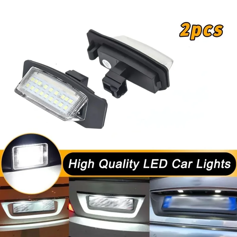 

2pcs for Mitsubishi Outlander Eclipse Lancer Galant Xpander White LED Number License Plate Light Lamps Car-Styling Number Lamps