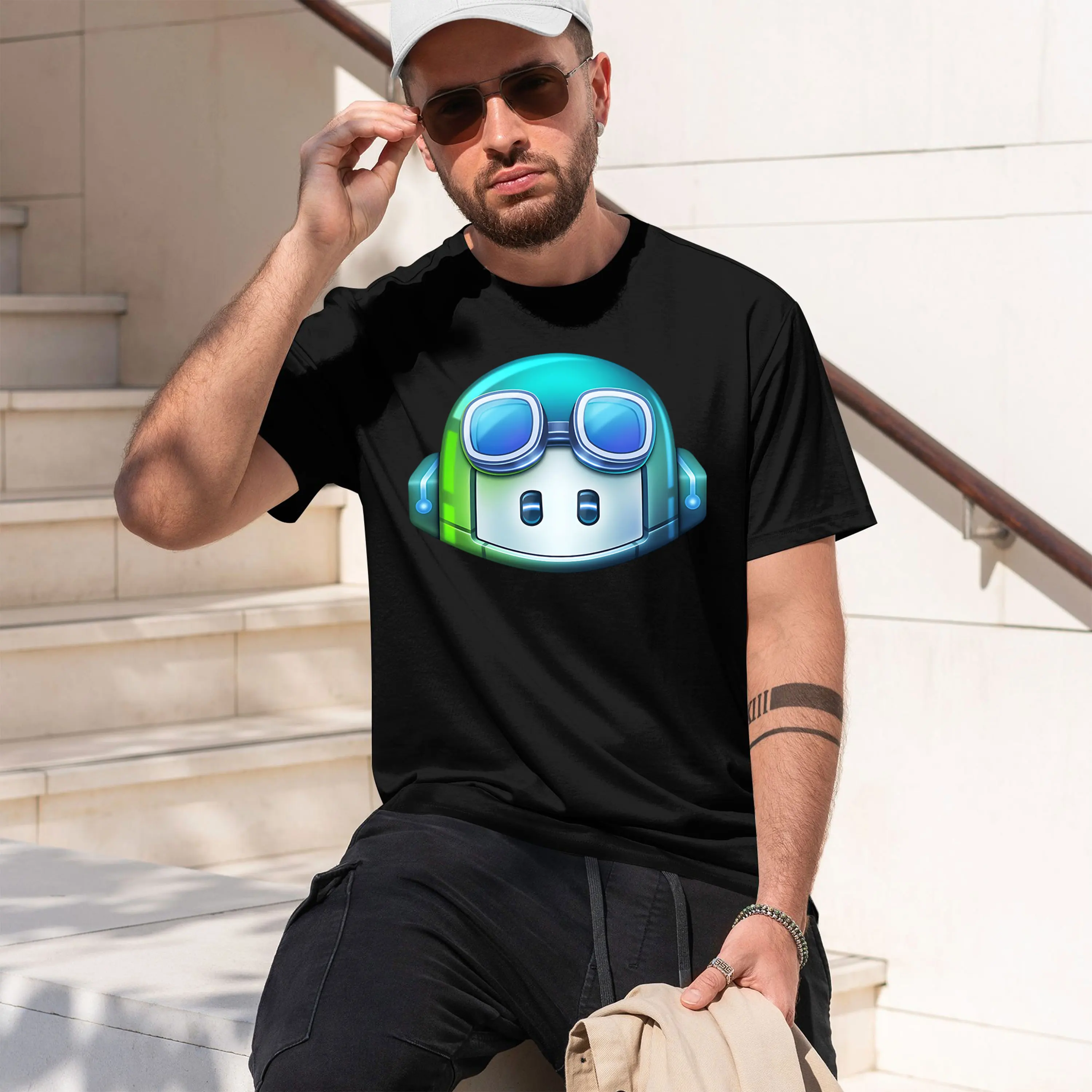 Github Copilot bea F foam py 2026 New Model Men’s Short-sleeve crewneck T-Shirt Classic Casual Multiple Colors and Sizes for Dai