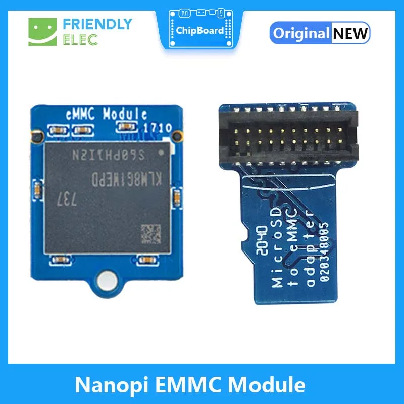 EMMC Módulo 8GB/16GB/32 GB / 64GB apoyo Nanopi NEO4 / Nanopi M4 / K1 Plus / K2