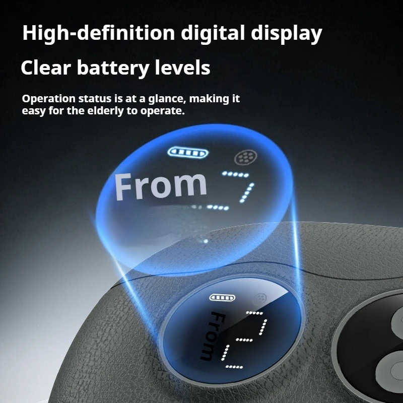 Electric Nail Clipper 3 in 1 Automatic Trimmer with Magnifying Glass HD Digital Display Nail Catcher 2 Modes USB Rechargeable gallery 2
