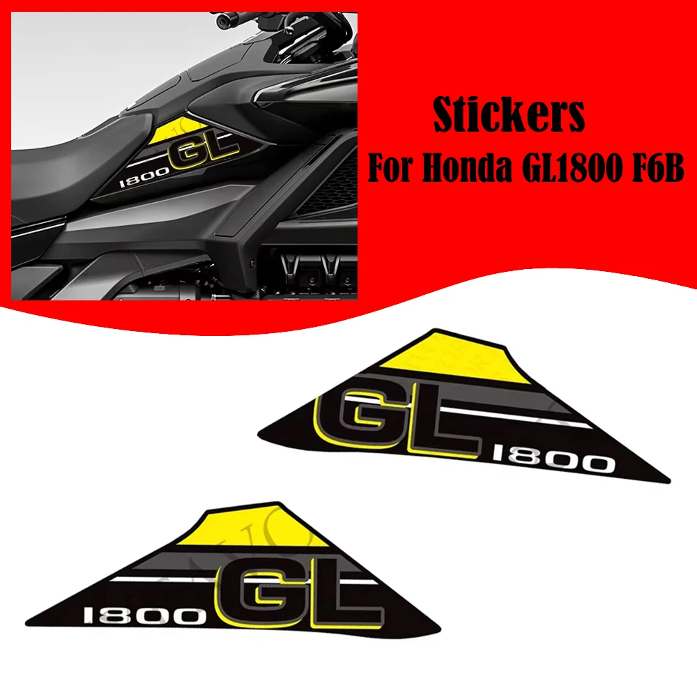 Stickers Decals For Honda Goldwing Gold wing GL1800 F6B 2018 - 2024 Tour Wheel Protector Tank Pad Side Grips Gas Fuel Kit Knee