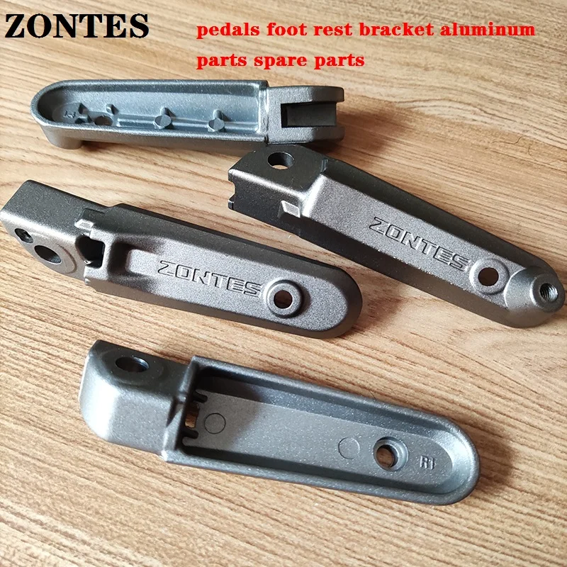 

Suitable for ZONTES 125-U U1U2G1G2Z2 Motorcycle, front and rear left and right pedals, foot rest brackets, aluminum parts