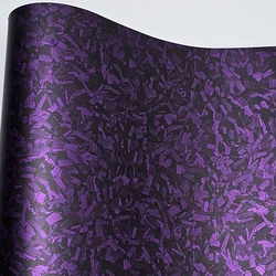 Sticker for Car Tuning Stickers Matte Forged Carbon Fiber Purple Vinyl Car Wrap Film Cover Exterior Decal Accessories Parts