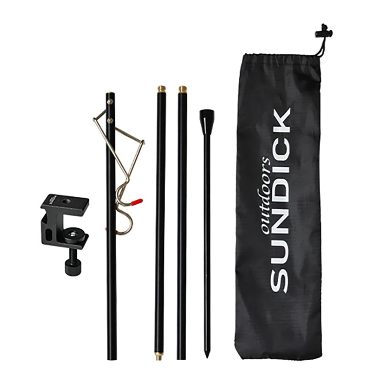 SUNDICK Folding Lantern Stand Camping Lantern Stand Tripod Lantern Hanger For Outdoor Activities Backpacking Picnic