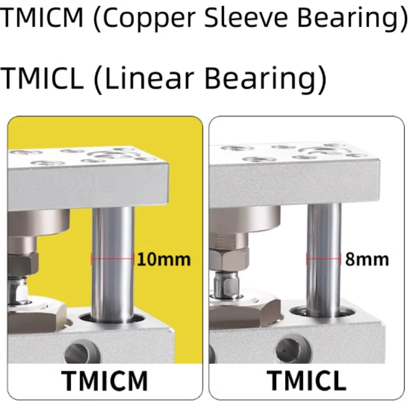 TMIMM/TMIM/TMICL series three-axis three rod with guide rod cylinder TMIM12/TCMICL12/16 hydraulic actuator accessories cylinder