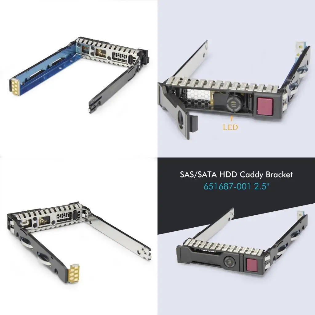 

31BA LFF HDD Caddy для 651687-001 Gen 8 Gen 9 2,5 "LFF Drive Tray