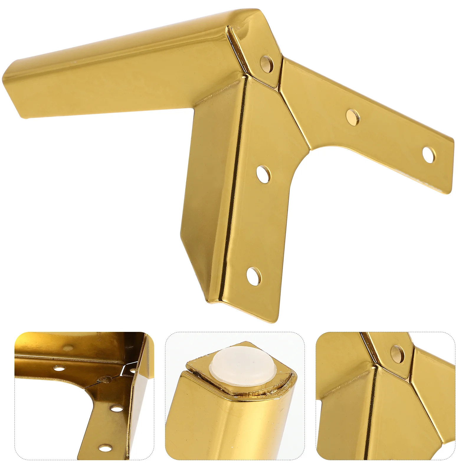 4 قطعة أقدام الطائرات خزانة معدنية الساق دعم القدم لطاولة أريكة رف الكتب الأثاث استقرار مستوي استبدال