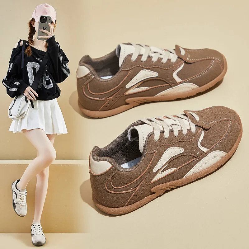 

Spring 2025 New Design De Xin White Sneakers Women's Sport Running Casual Shoes Street Fashion F13 Unisex Slip-On Rubber Sole