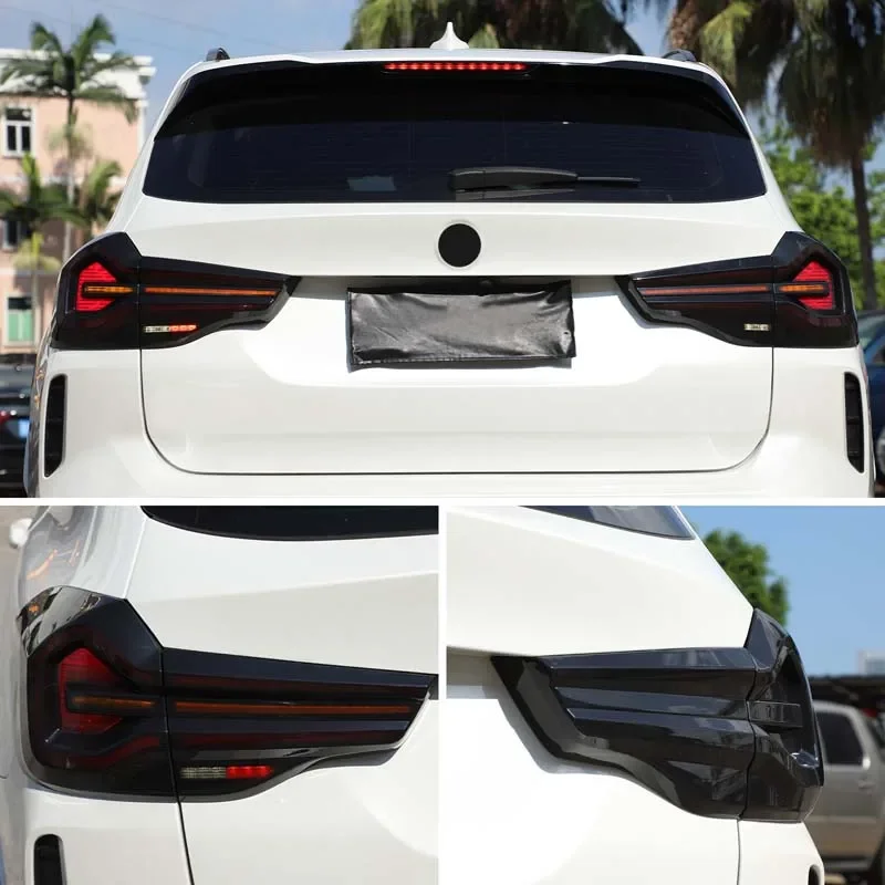 For BMW X3 G01 2022 2023 2024 2025 ABS Car Tail Light Cover Indicator Reversing Light Protection Cover Decoration Accessories