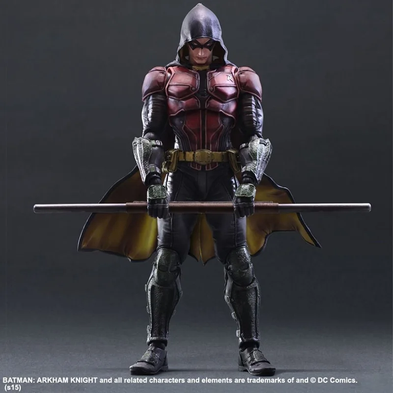 Play Arts Arkham Knight Nr.2 Batman Robin Actionfigur PVC Sammlerstück Batman Auf Lager Modell Spielzeug Geburtstagsgeschenke 26CM – Detail 10