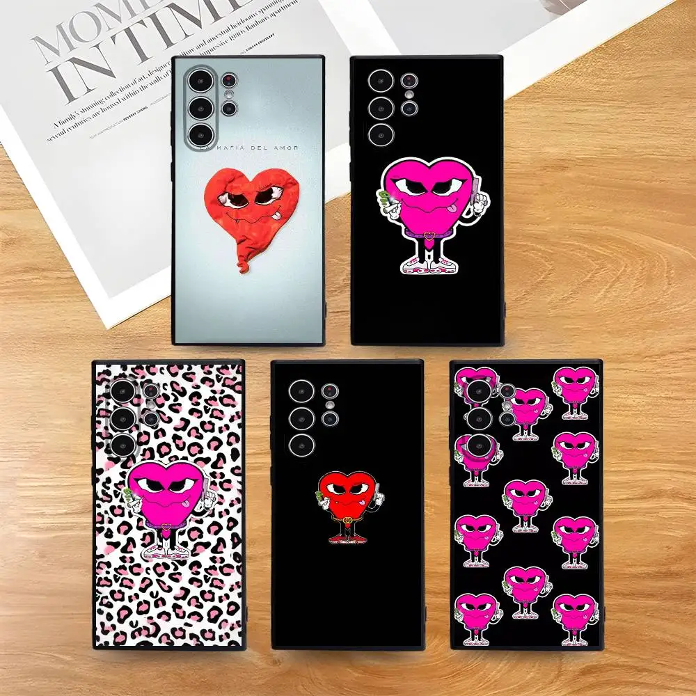 

L-Love Mafia La Mafia Del Amor Phone Case For Phone S Series S21 S22 S23 S24 S25 FE Plus Ultra TPU Soft To Skin-friendly Case