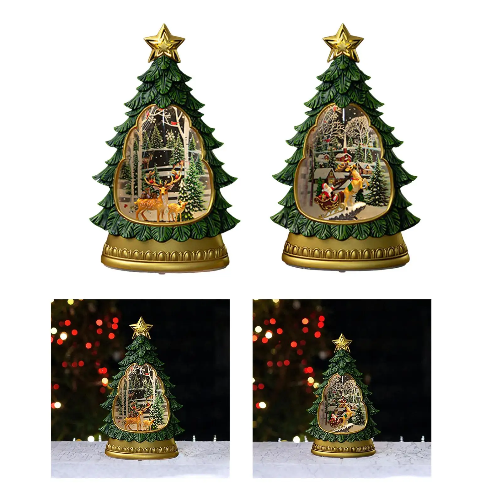

Christmas Tree Music Box Christmas Decoration for Indoor Office Restaurants