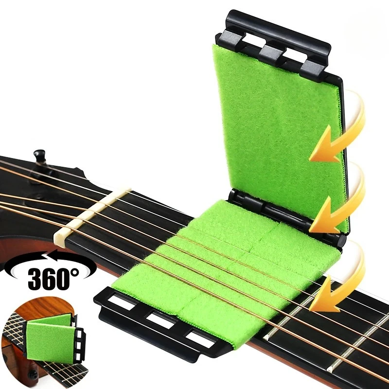 

Guitar String Cleaner Eraser String Fingerboard Clean Cloth Maintenance for Violin Bass Ukulele