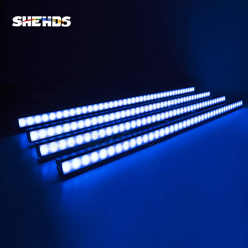 

4PCS SHEHDS 40x0.3W Wash Wall Strip Light RGBW Pixel Decorative Lighting LED Lights For Disco Parties DJ Wedding Nightclub Light