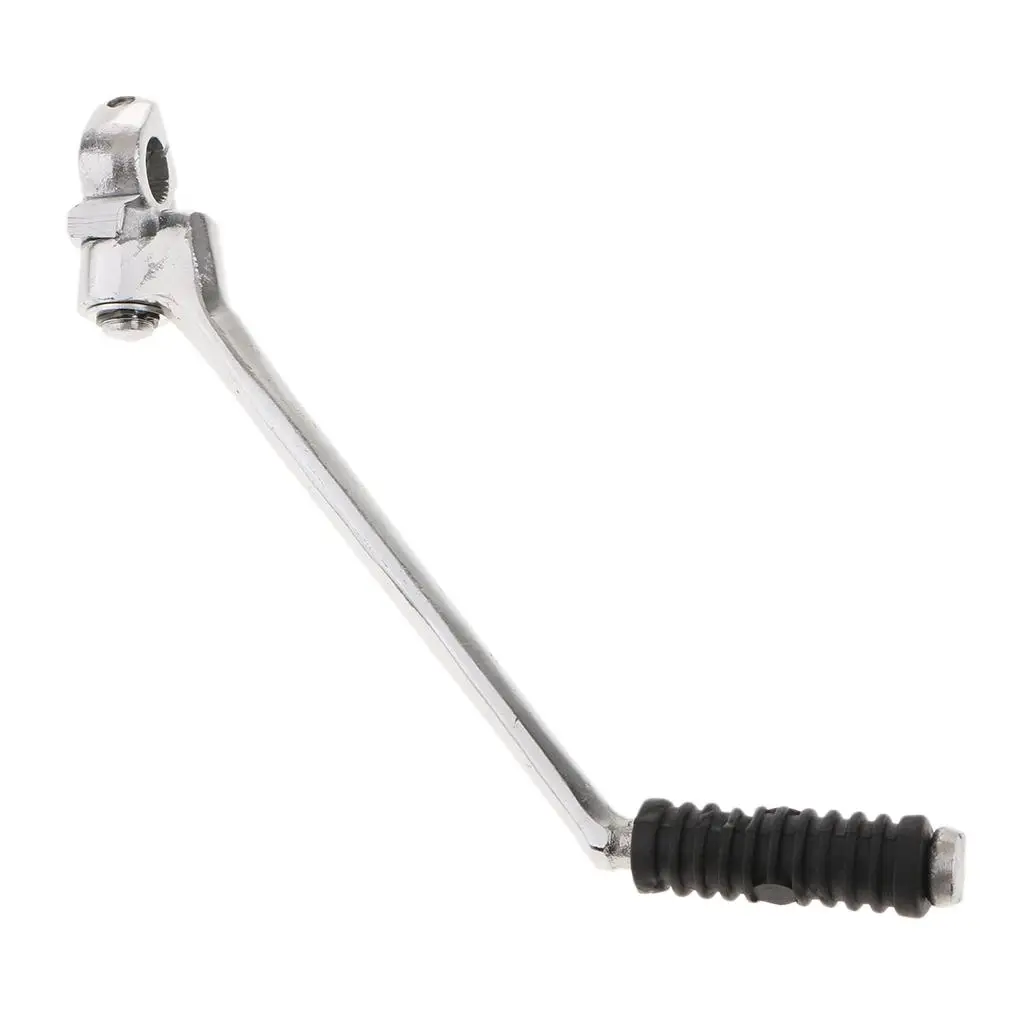 Kickstart Kickstarter Lever Silver Black Motorcycle Engine Starter Part for Honda CG125 Reliable Replacement Item
