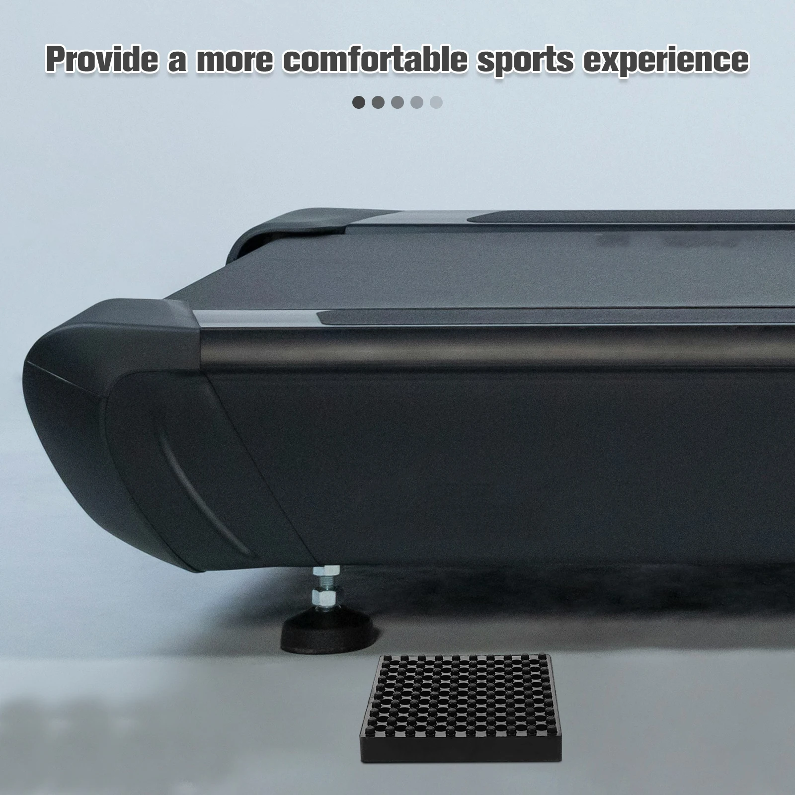 

Treadmill Cushion Pad Shock Absorbing Mats Rubber Floor Gym Workout Accessories Durability Silent Exercise Hardwood Carpet