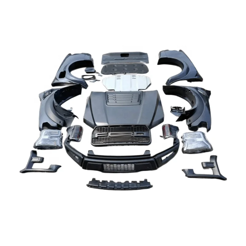 Dream Garage For  Ranger 12-21 Facelift To F150 Raptor Headlamp Taillight Hood Fender Grille Bumper Top Quality Full Bodykit