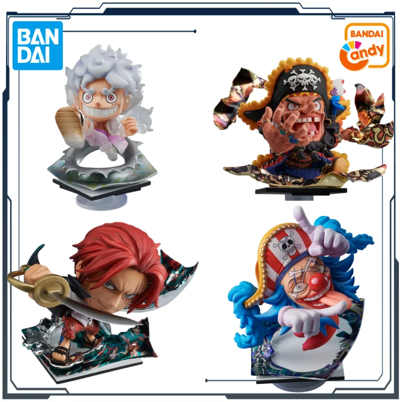 バンダイキャンディーオリジナル二頭身人形モンキー.D.ルイーマーシャル.D.ティーチフィギュアモデルおもちゃ男の子ギフト用グッズ装飾品