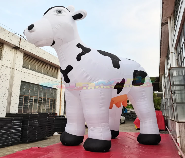 

Cheap outdoor promotional blow up air ballon publicitaire gonflable inflatable cow advertising model