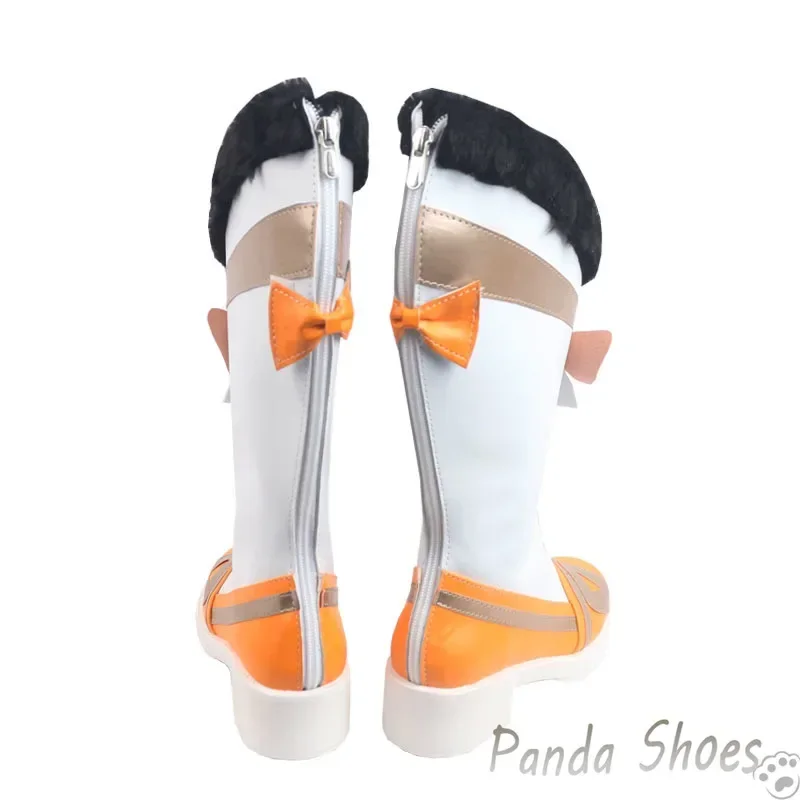 Genshinimpact Yaoyao Cosplay Shoes Anime Game Cos Long Boots Comic Yao Yao Cosplay Costume Prop Shoes for Con Halloween Party