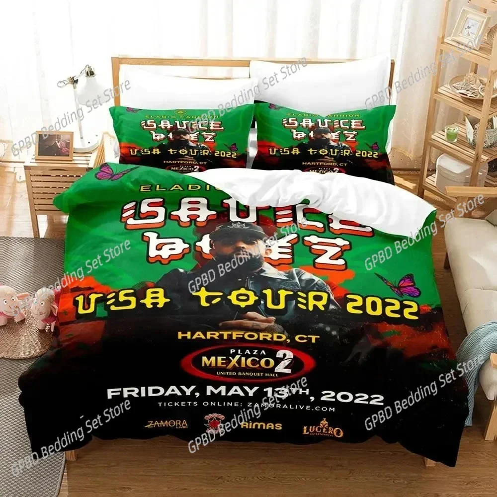 

Eladio Carrion Rapper 3D NEW Duvet Cover Pillowcase Bedding Set Adult Boy Girl Bedroom Decoration Children Single Double Large