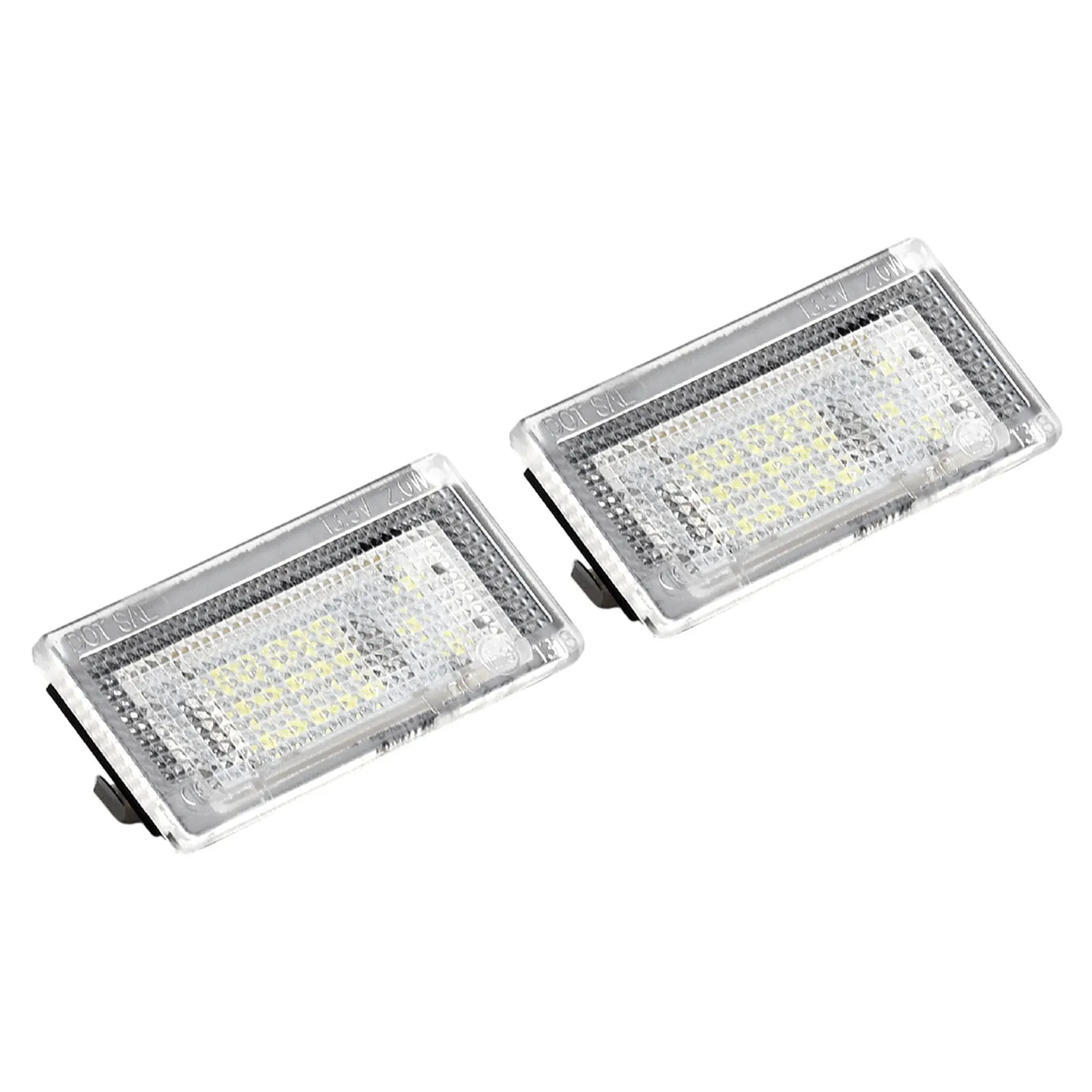 Lamp License Plate Light Parts Replacement Spare Parts White 2pcs 2x Car Exterior For Mini Cooper S R50 Portable