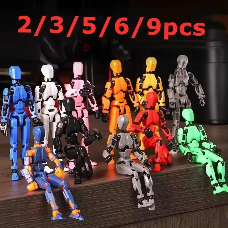 Die dritte Generation 3 Druck Dummy Lucky 13 Puppe Farbserie Aktives Gelenk Plüschtier DIY handgemachte Geschenke Figuren Spielzeugmodul