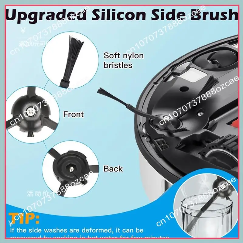 Piezas de accesorios A26P para Roborock S8 Maxv Ultra, piezas de aspiradora, Cepillo Lateral principal, filtro HEPA, paño de mopa, bolsas de polvo