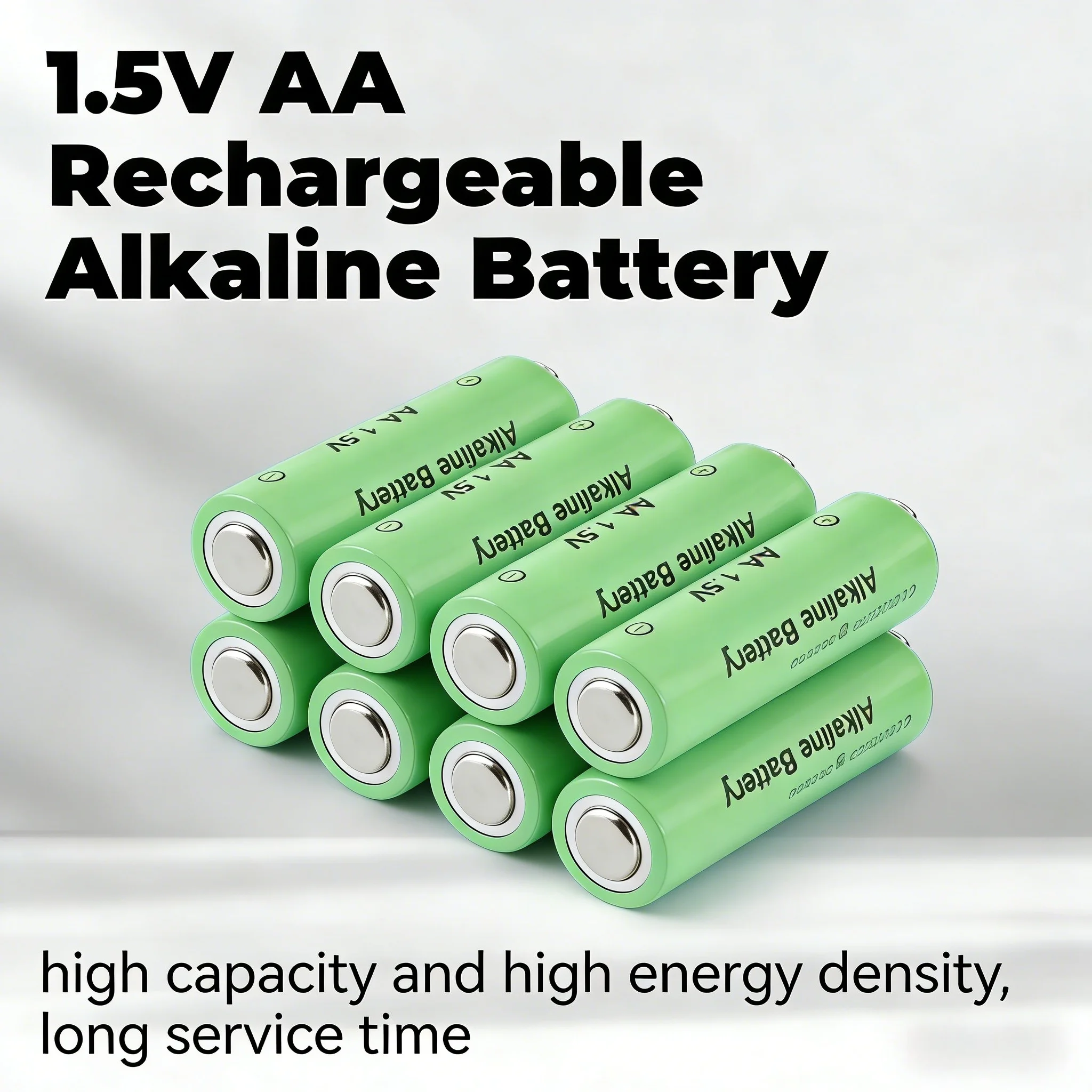 Batería Recargable AA AAA de 3000mAh y 1.5V de Larga Duración para Ratones Inalámbricos, Juguetes, Cámaras, Controles Remotos, Linternas y Ratones