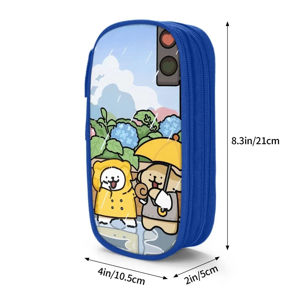 المالطية لطيف الكلب مقلمة صندوق القلم الكرتون حقيبة الطالب سعة كبيرة الطلاب مدرسة هدية صندوق رصاص #6