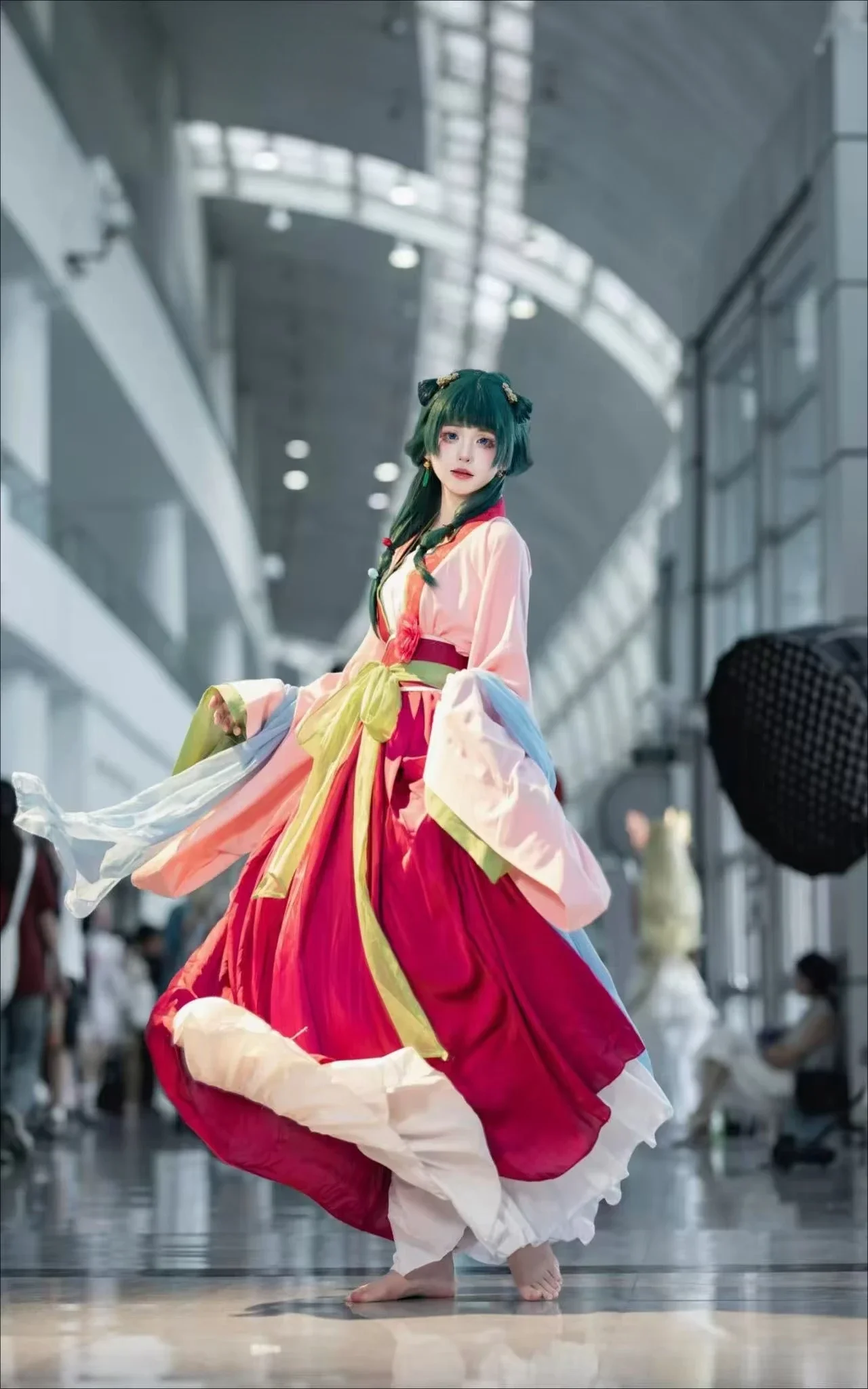 Kostum Cosplay Gyokuyou Buku Harian Apoteker Set Lengkap Kalung Anting Fantasi Pakaian Permainan Anime Aksesori Halloween Wanita