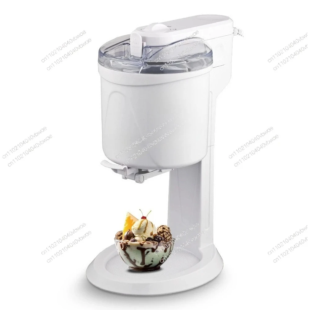 Small Pre-cooled Ice Cream Machine 1L Self-made Automatic, Household Children's DIY Cone Mini Ice Cream Machine