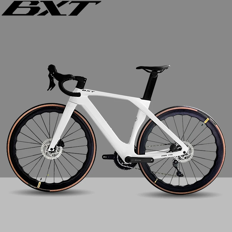 BXT Bike Carbon Gravel Bicycle With 700C Wheel Commuter Bicycle with Dual Disc for Men and Women Adult Faster Racing Bike