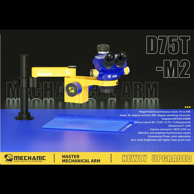 Mechaniczny mikroskop M2 M3 ramię wahadłowe 360 ° ruchomy uniwersalny wspornik metalowy składany wspornik metalowy kolumnowy ze stopu aluminium