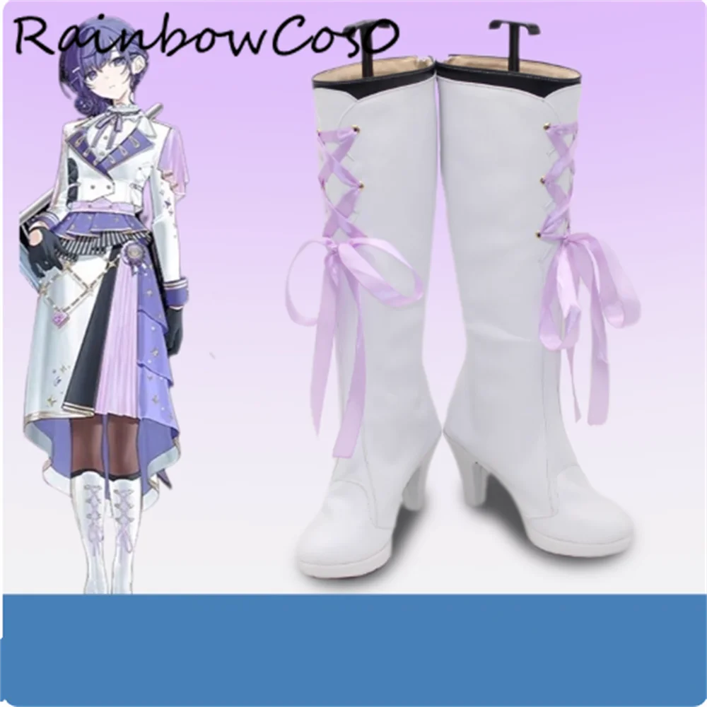 

Акияма Мизуки Обувь для косплея Сапоги Игра Аниме Вечеринка Хэллоуин RainbowCos0 W5387