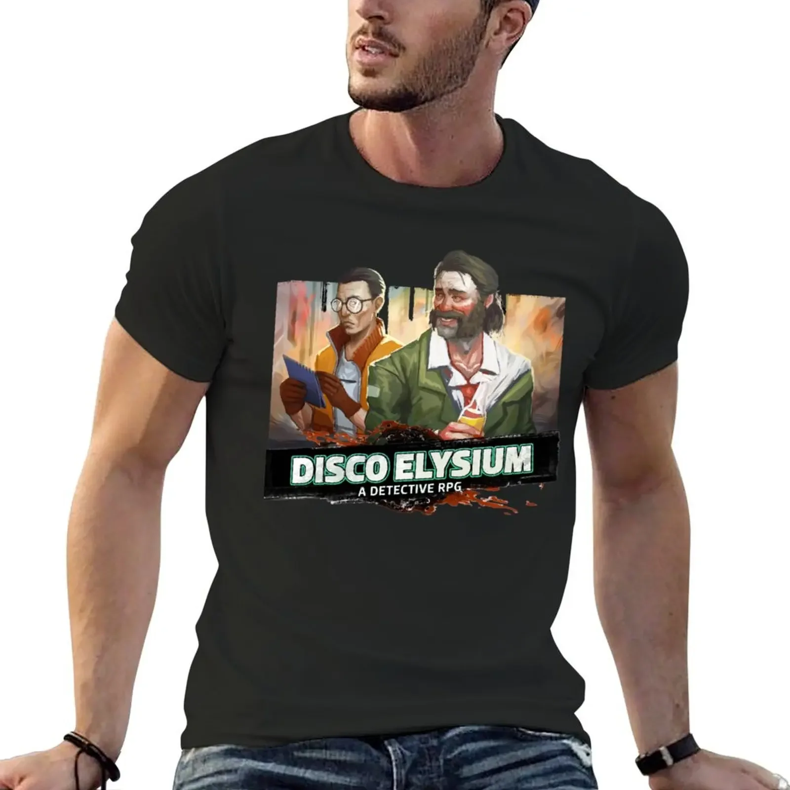 

disco elysium lover T-Shirt Aesthetic clothing anime shirts graphic tee men