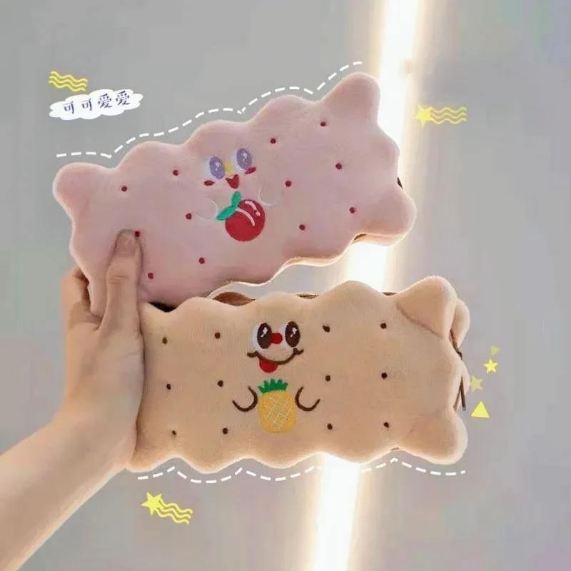 Cute Look Sandwich Cookies Pencil Case Originality Play Tricks Large Capacity Cartoon Pencil Case School Supplies Holiday Gift