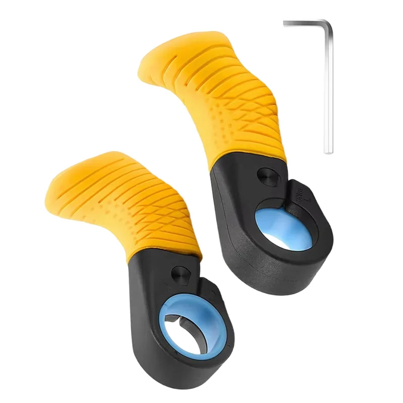 

Multicolor Ergonomic Thumb Support Grips Bicycle Small Auxiliary Handlebar Rest Grips New Sheep Horn Handle B