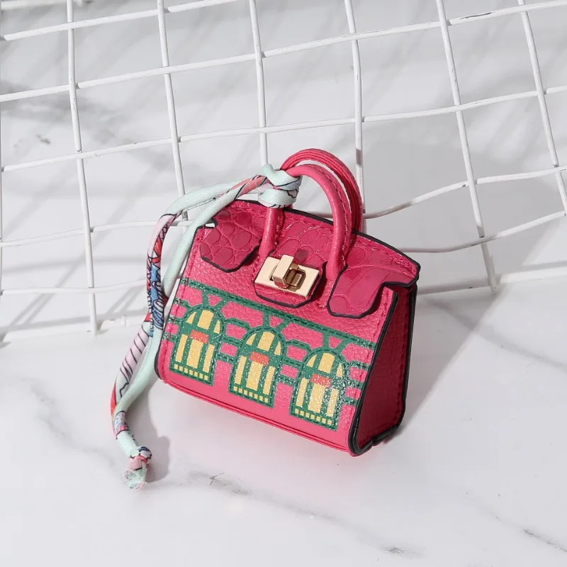 Niedliches Mini-Haus-Design Multifunktionale Handtasche mit Handschlaufe Tragbare Bluetooth-Kopfhörer- & Münzaufbewahrungstasche 2026 Neu