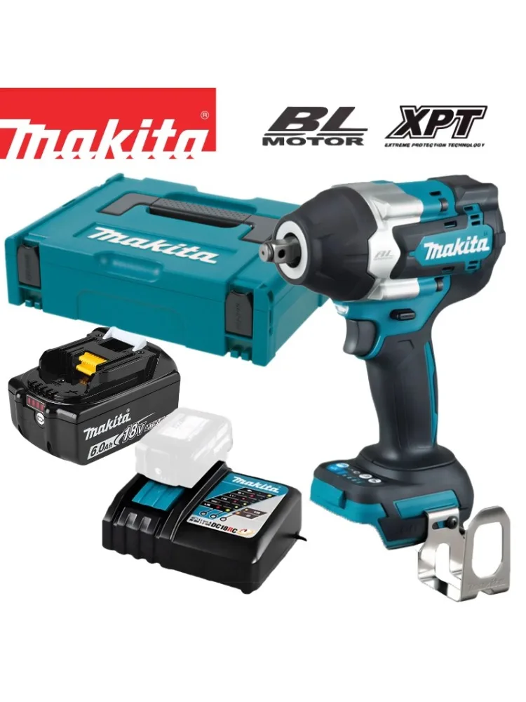 Makita DTW700 18V borstelloze elektrische sleutel Accuboormachine Schroevendraaier Gratis levering Groot koppel Elektrisch gereedschap Momentsleutel - afbeelding 2