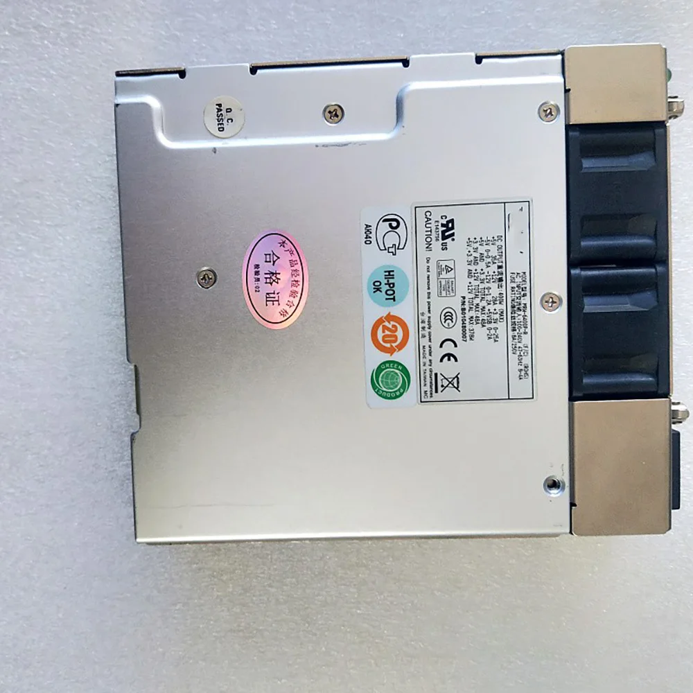 Original  Power Supply MRW-6400P-R 400W 4U Redundant Industrial