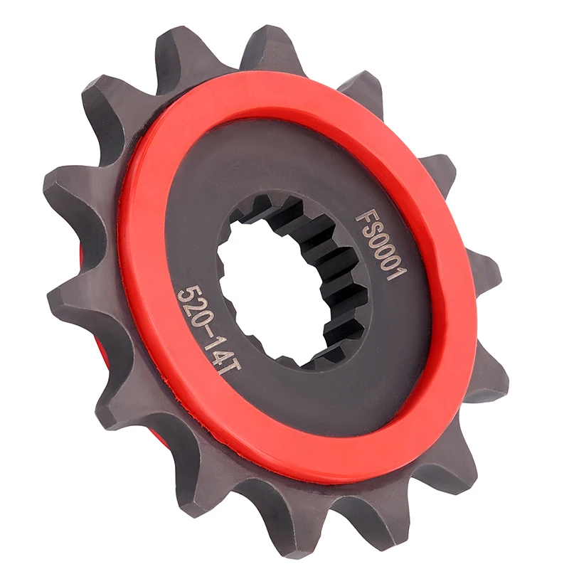 الطريق العاطفة قطع غيار الدراجات النارية 21510 14T الجبهة سلاسل الاضراس عجلة لهوندا FMX650 NX650 SLR650 لسوزوكي GSX-R 23801-MAK-000