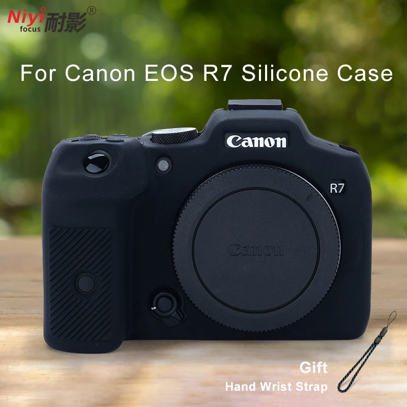 NEW High Quality Antiskid Silicone Skin Case Protective Cover Mirrorless Camera Bag For Canon EOS R7 Protect Shell