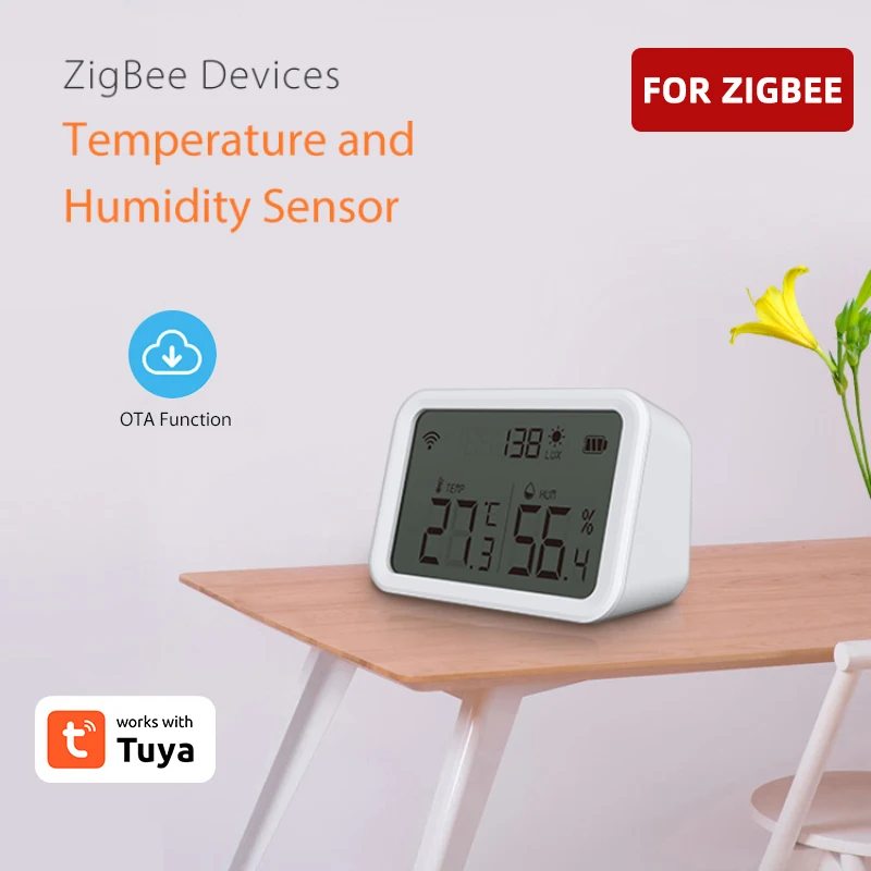 

NEO Tuya Smart Zigbee OTA Temperature and Humidity Real-time Detection Battery Display Smart Home Smart Thermometer Detector