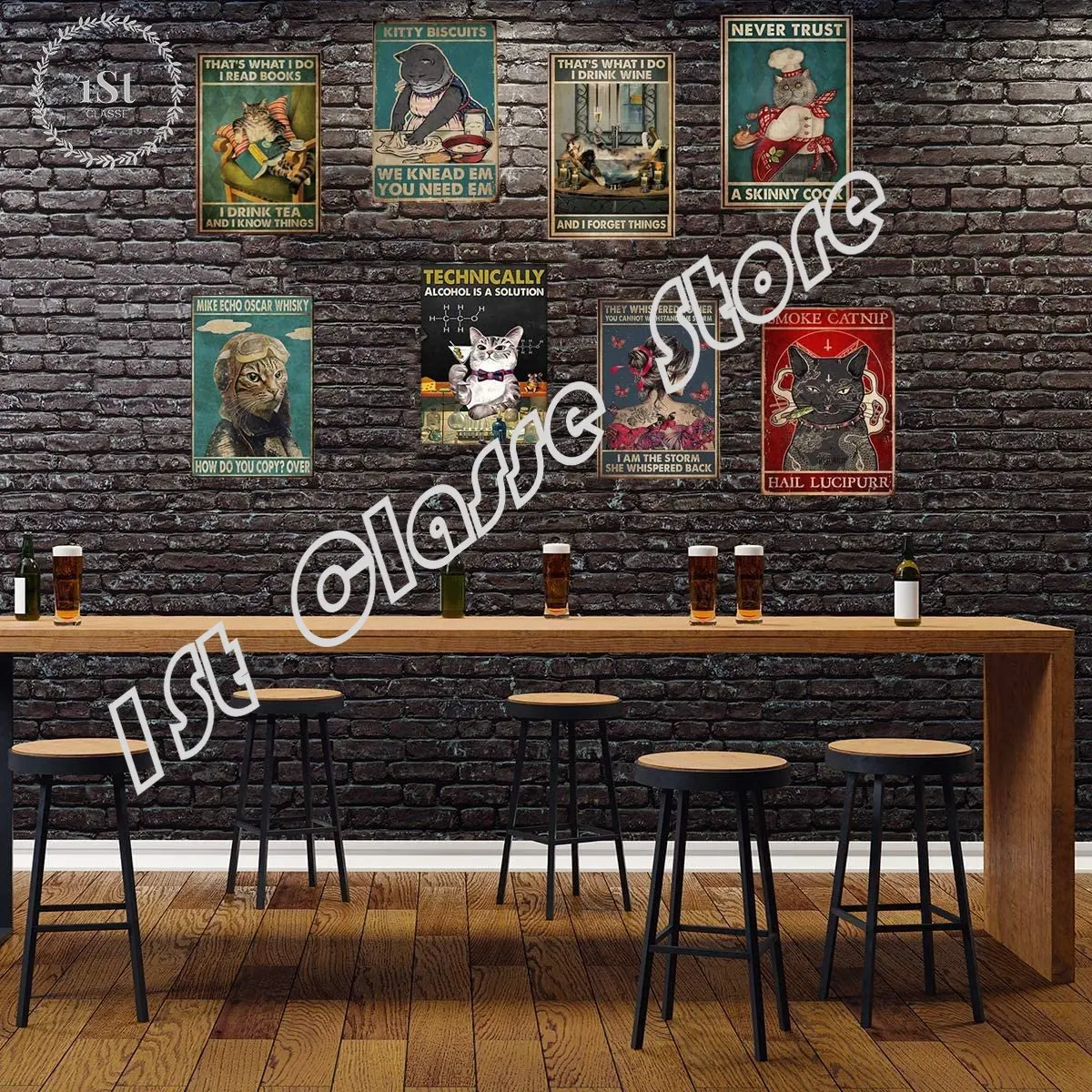 Montesa Trail Bike COTA Tin Wall Sign Metal Plaque Poster Warning Sign Iron Painting Art Decor for Bar