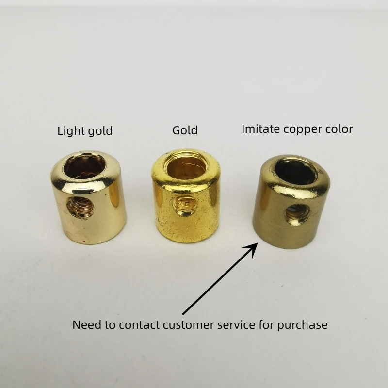 10 pieces Metal grips for cable lock 15mm tube Cord cable wire grips M6 ceiling plate connect for pendant lamp