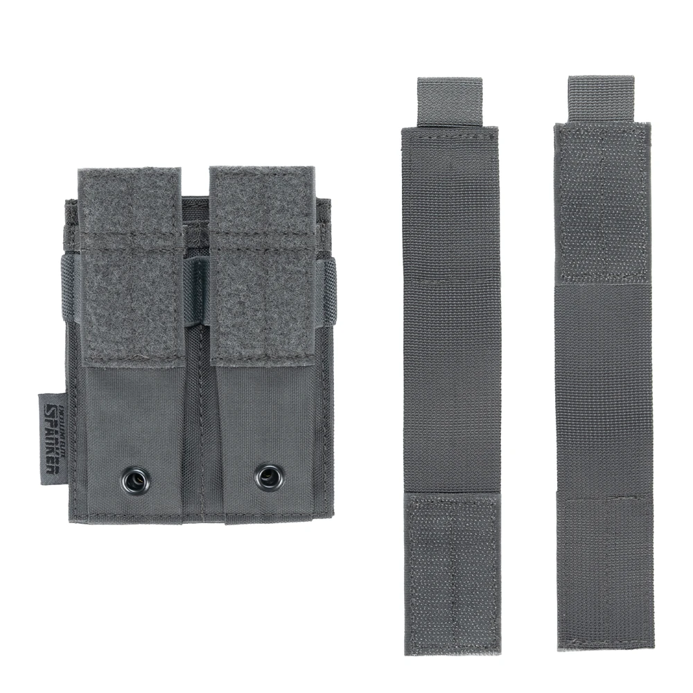 우수한 엘리트 스패커 전술 전투 더블 권총 탄창 파우치, 사냥 훈련, 더블 권총 탄창 파우치